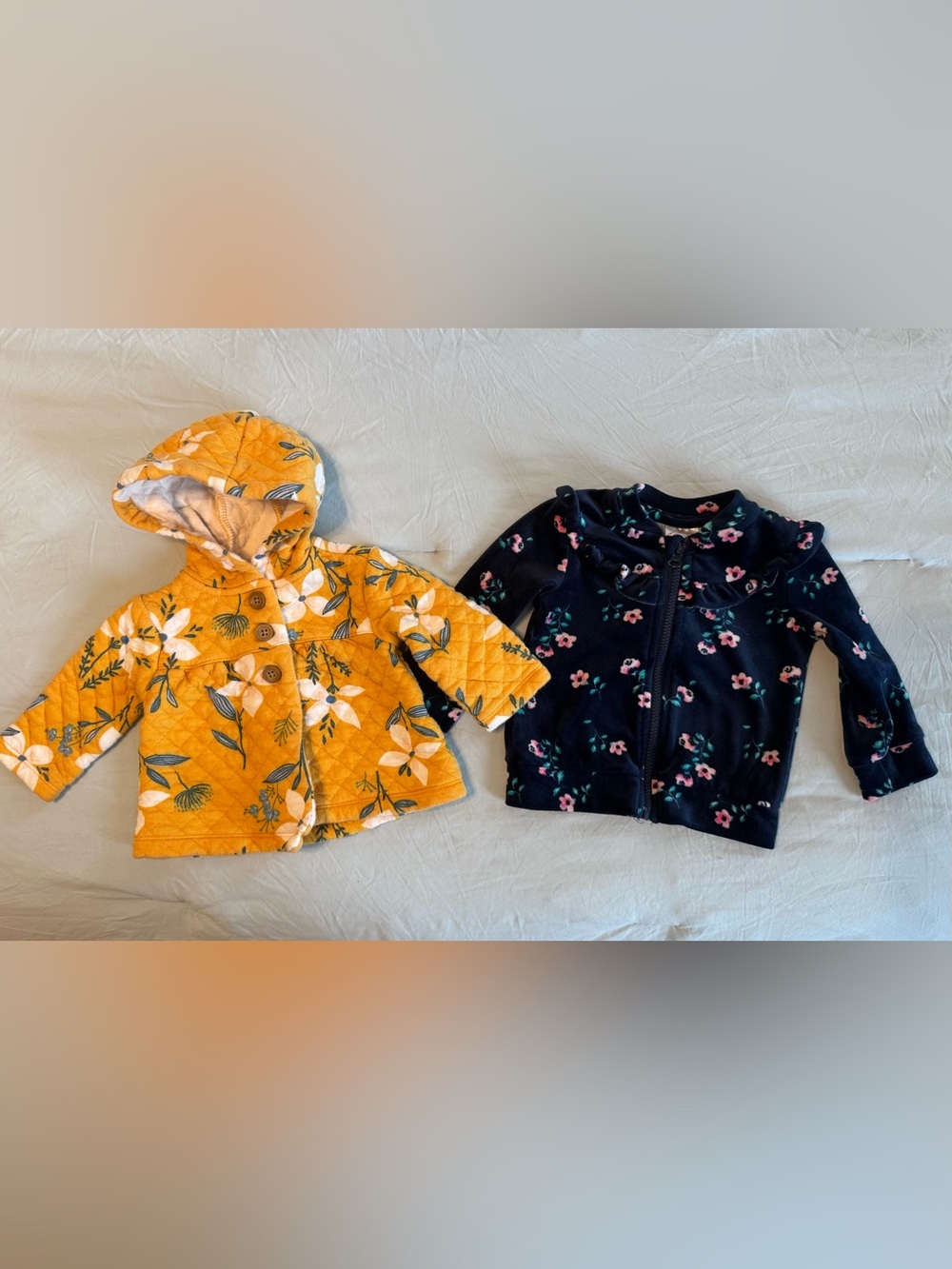 Baby Girl 3-6M Jacket Bundle | Carter’s + Gerber Floral 2pc